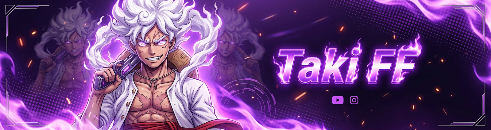 Fire Anime Legend FF Banner Template